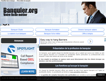 Tablet Screenshot of banquier.org